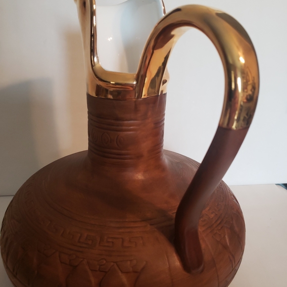 Unique Brown Ceramic Jug - Picture 6 of 6